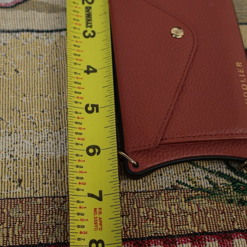 Bandolier Emma Crossbody iPhone 13 Pro Max Case Pebbled Leather Case Only